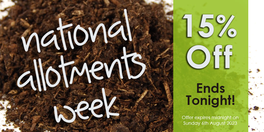 To celebrate National Allotments Week, this weekend from the 5th - 6th August save 15% off all HOTBIN composters. Buy online: hotbincomposting.com