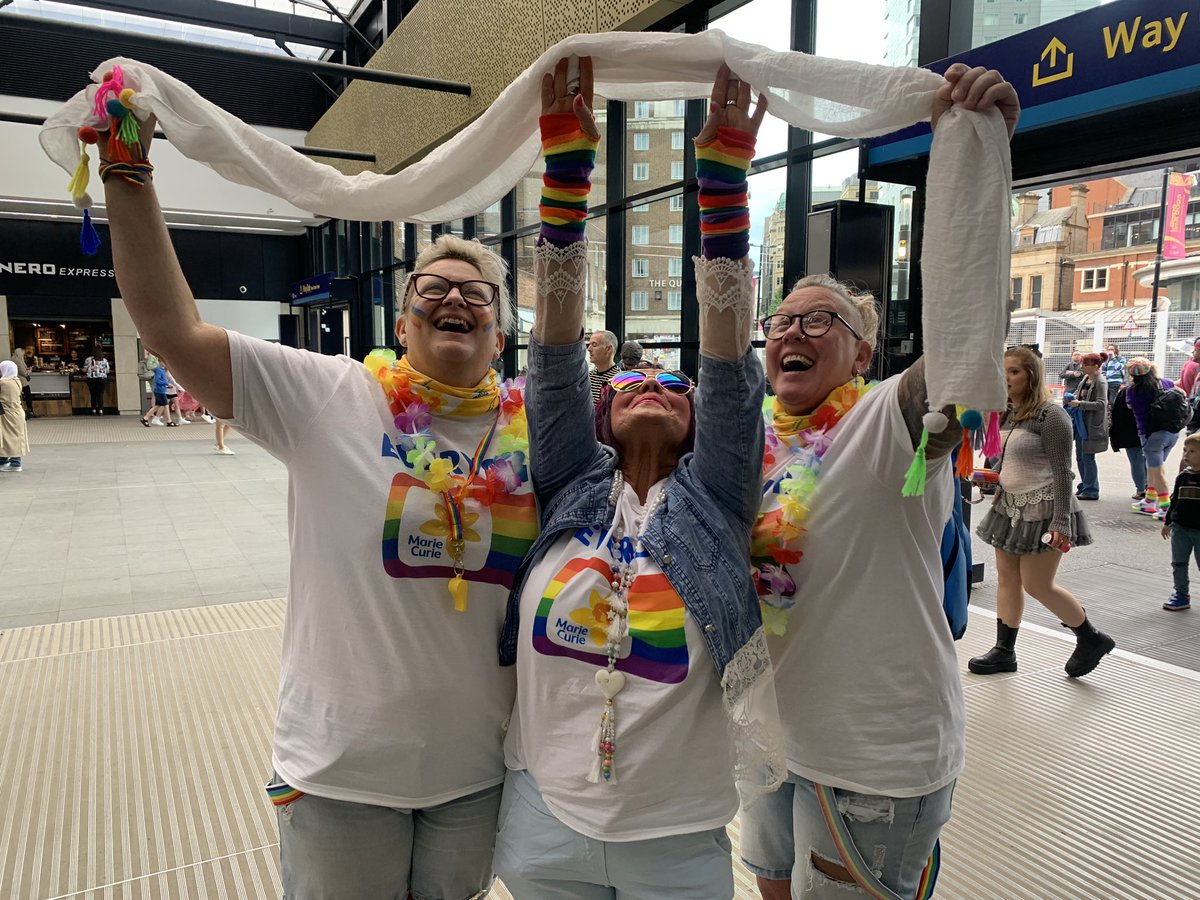 Gathering the gang #leedspride <a href="/mariecurieuk/">Marie Curie</a>