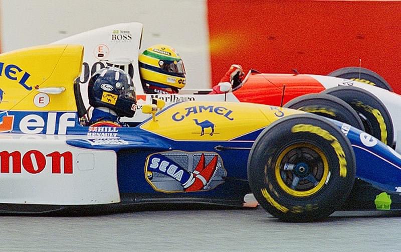 F1_Images's tweet photo. Damon Hill and Ayrton Senna, Brazil, 1993. #F1                   📷 Pascal Rondeau https://t.co/upWXOuj2kd