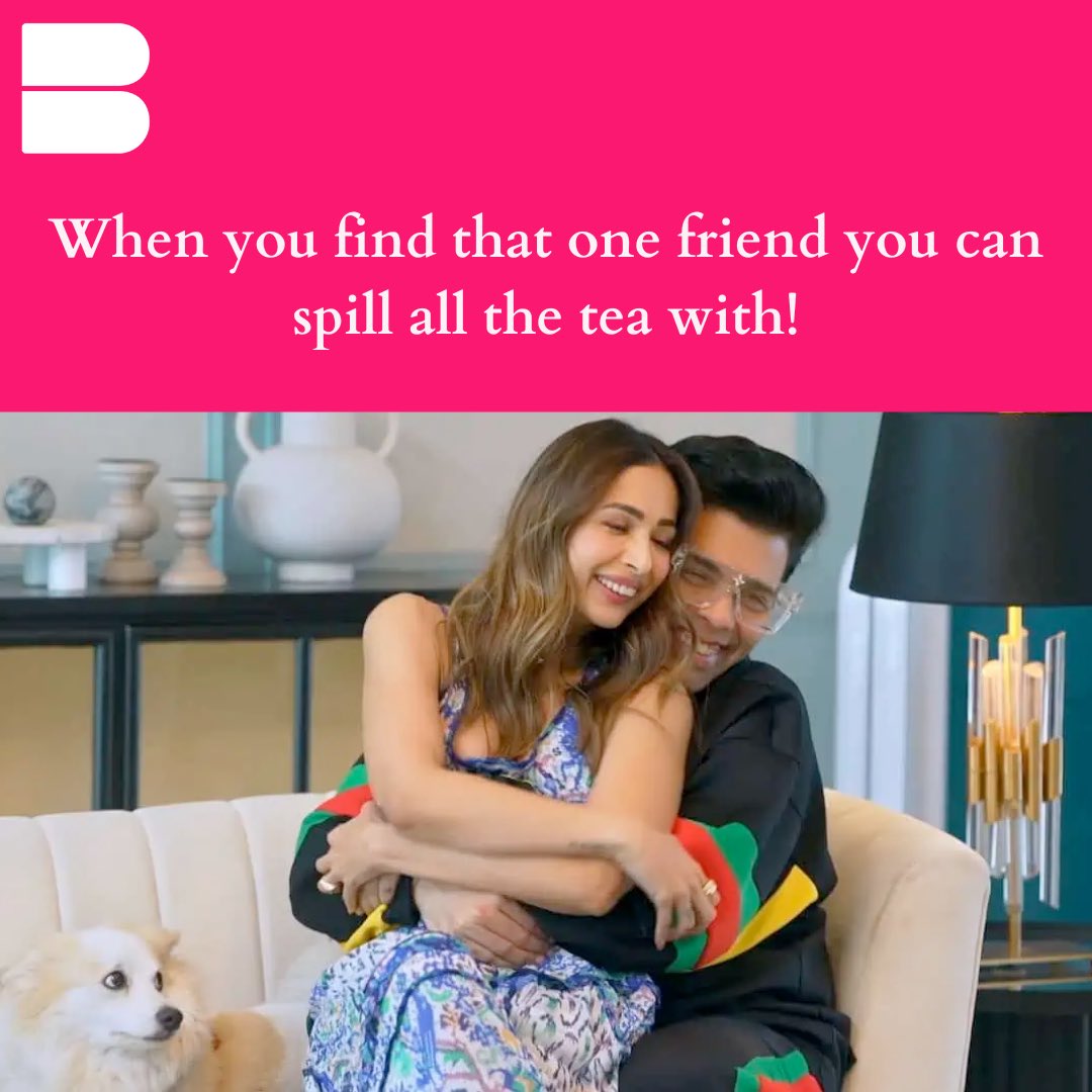 Banijayasia's tweet photo. Serving us squad goals like no other! The friendship day throwback we all needed. Tag your tea bestie in the comments below!#friendshipday #movinginwithmalaika #malaikaarora @karanjohar @banijayasia @banijaygroup @deepak30000 https://t.co/ulEDtwJdzw