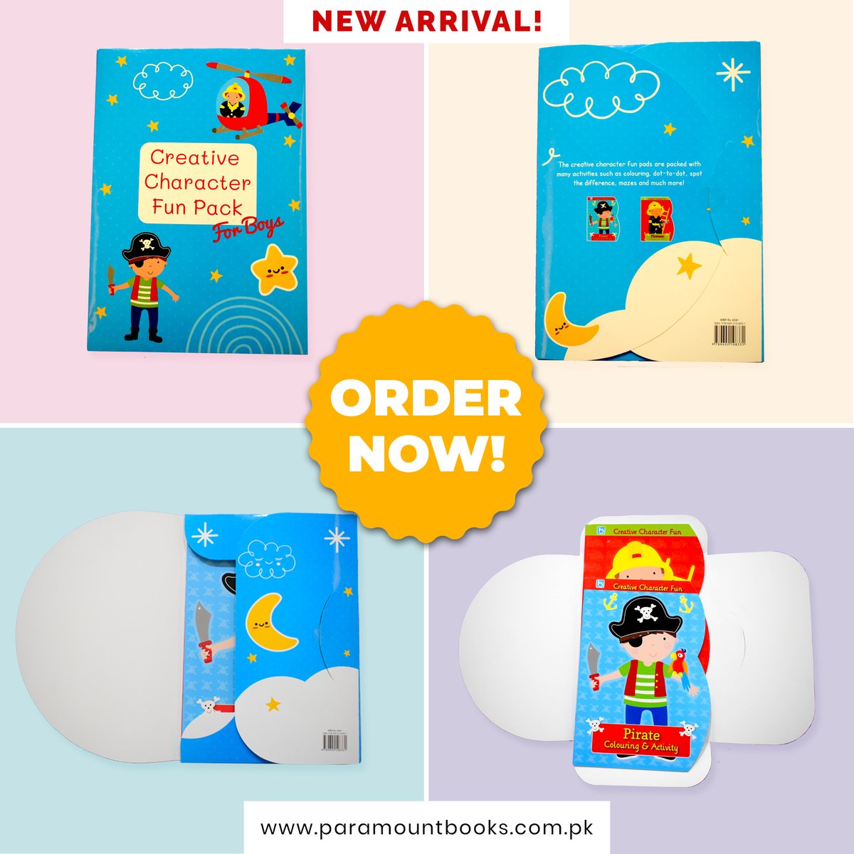 ParamountB's tweet image. Have fun with the learning-packed 

For more, Visit: paramountbooks.com.pk 

#creativelearning #artpack #activitypack #educationalplay #learnwithfun