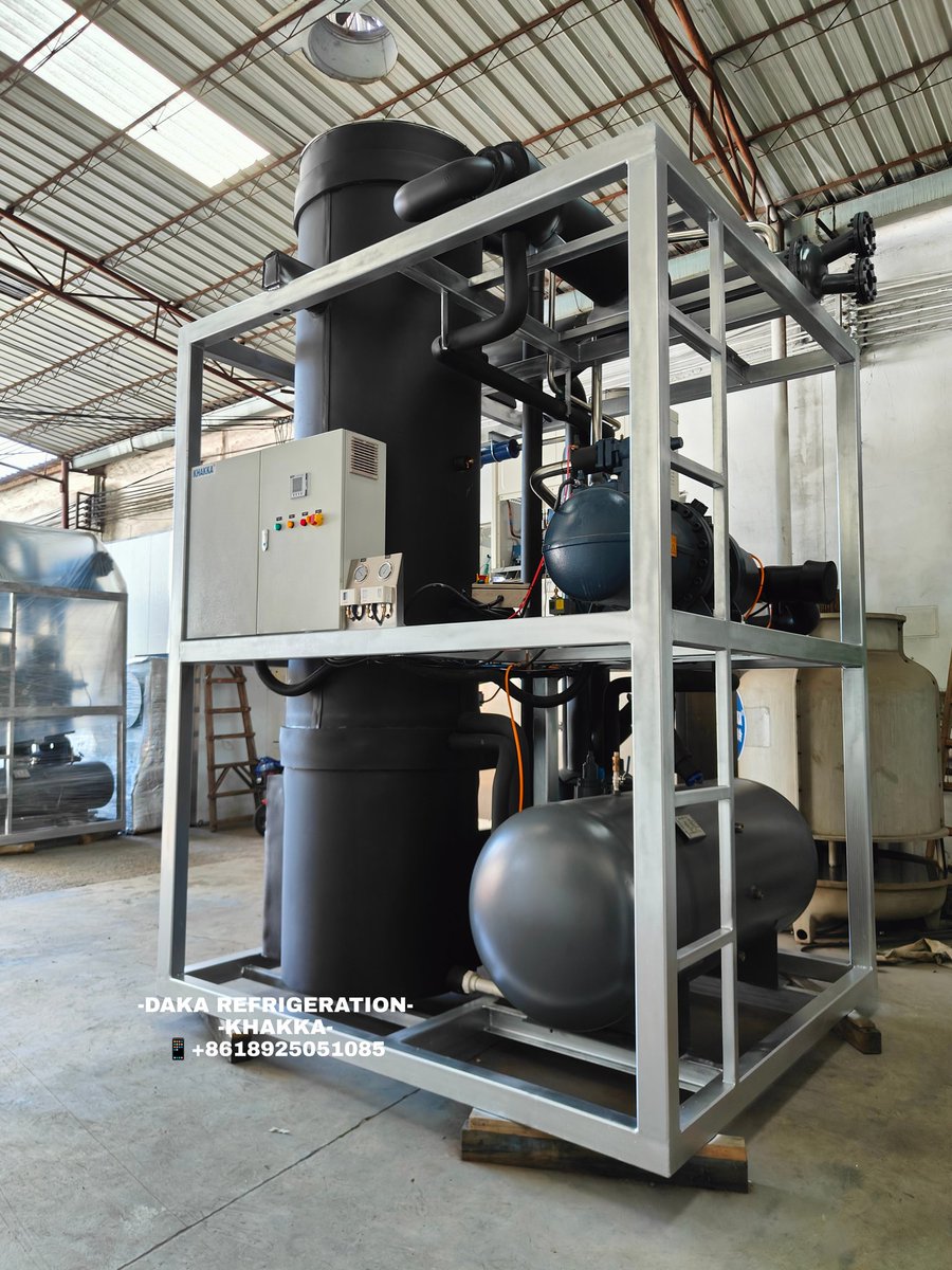 DakaFreezer's tweet image. 💎 KHAKKA 20 Tons Tube Ice Machine
Tube ice is thick and crystal clear,long storage time, not easy to melt.
💎WhatsApp  wa.me/+8618925051085
💎dakafreezer.com
#tubeicemachine #edibleice #iceplant #icemachinefactory #foodpreservation