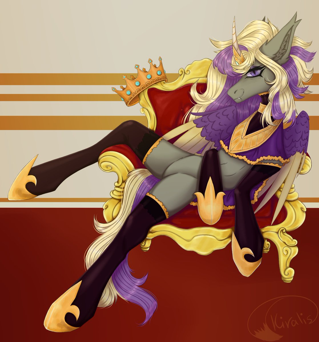 Vaeyla's tweet photo. @dusk_feather You know Amelia quite well, but have my Alicorn mare, Camilla~ https://t.co/E79hBNO3OU