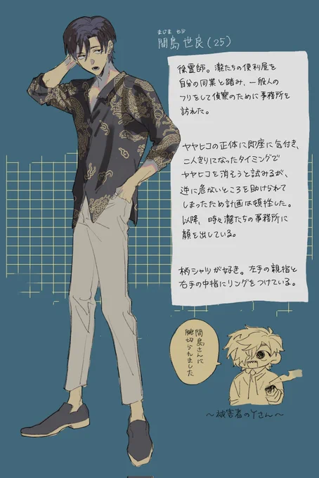 瀧ヤヤヒコたちのとこのキャラです 