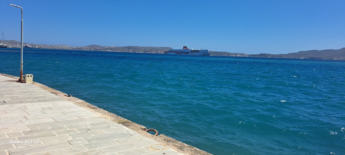 spmich's tweet image. #Μηλος #Λιμενικό #Minoanlines
Το Φαιστός Παλας δεν μπορεί να δέσει στο λιμάνι μετά,απο 3 προσπάθειες 
Προφανώς πρόβλημα.....Μηλος Λιμάνι 6/8 15.00