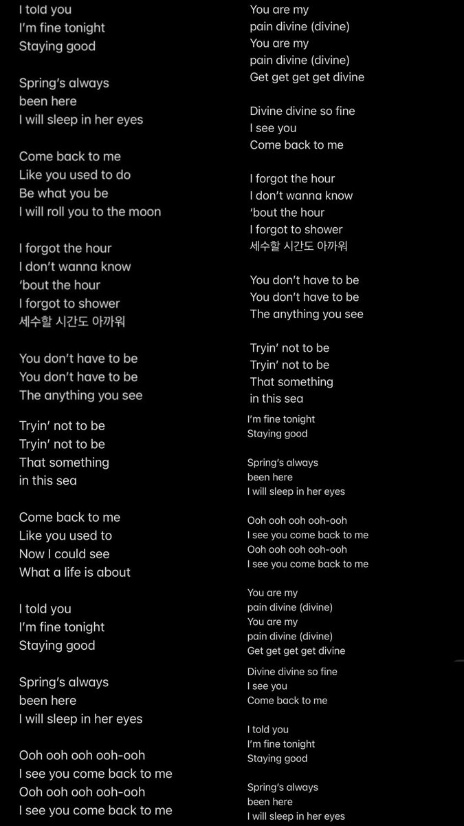 seokjinbit's tweet photo. the lyrics to Namjoon’s unreleased song that he performed for the first time ever in Yoongi’s concert as a special gift to Army… IM SOBBING https://t.co/5sj9Jzmooi