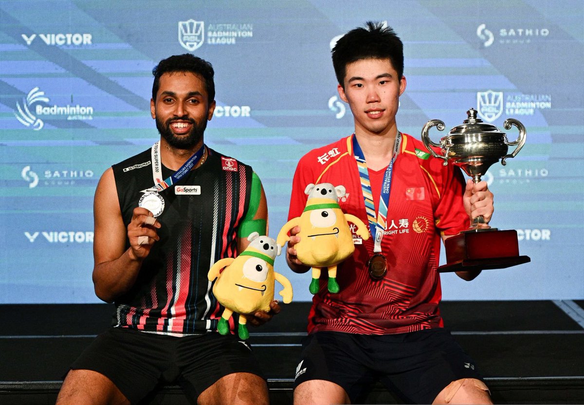 bultangholic's tweet image. Mens Singles Podium #AustralianOpen2023
🥇 - 🇨🇳 Weng Hong Yang
🥈 - 🇮🇳 Prannoy H. S. [6]

📸 Izhar Khan