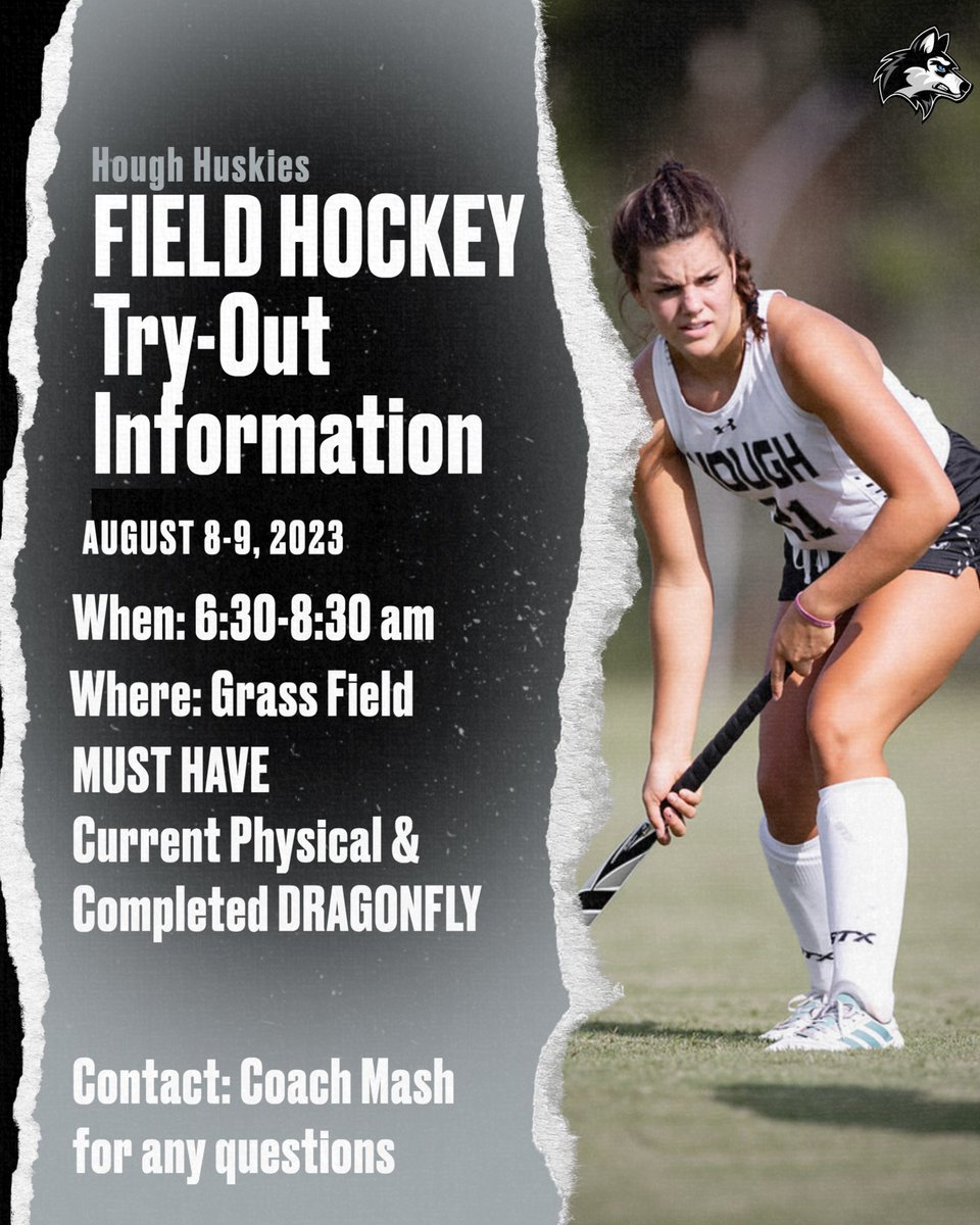 Hough Field Hockey (@houghfh) on Twitter photo Get ready for #Season8. See you at Try-Outs on the 8th, bright and early. 🏑🌅#hfhc <a href="/HoughAthletics/">Hough HS Athletics</a> Get ready for #Season8. See you at Try-Outs on the 8th, bright and early. 🏑🌅#hfhc <a href="/HoughAthletics/">Hough HS Athletics</a>