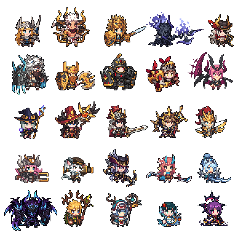 I am not dead!

I’ve been working on <a href="/UnknownKnights_/">Unknown Knights</a>  as a pixel artist since last year.
Working on this project was a valuable experience for me to grow up as a game developer.
Thank you so much for playing our game, and I hope I can keep making pixel arts for you.