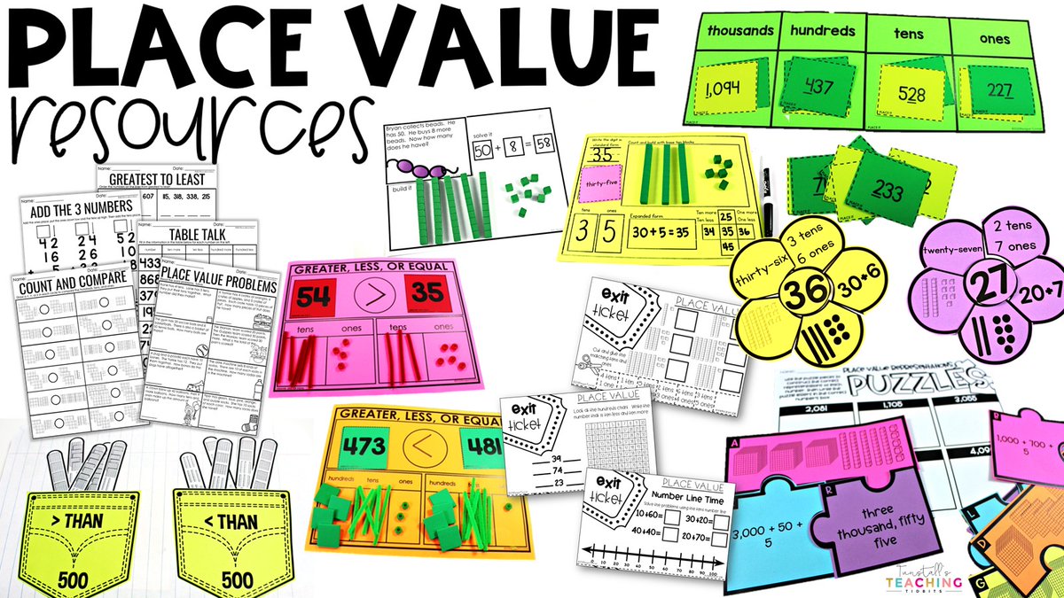 Place value resource round up! bit.ly/2VLocNb