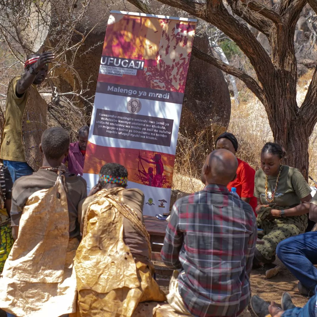 tnrforum's tweet photo. #SGP-GEF/#UNDP support through #TNRF to #AFRIPEDO for the empowerment and livelihood promotion project in Meatu focusing on the Hadzabe indigenous hunters-gathers communities to improve their food and nutrition security, enhance their economic growth and poverty reduction. https://t.co/bHkh6NL7py