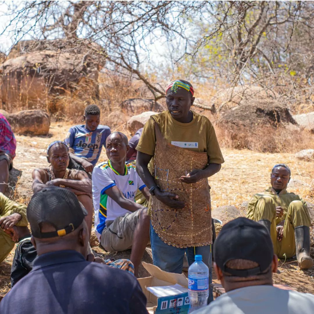 tnrforum's tweet photo. #SGP-GEF/#UNDP support through #TNRF to #AFRIPEDO for the empowerment and livelihood promotion project in Meatu focusing on the Hadzabe indigenous hunters-gathers communities to improve their food and nutrition security, enhance their economic growth and poverty reduction. https://t.co/bHkh6NL7py