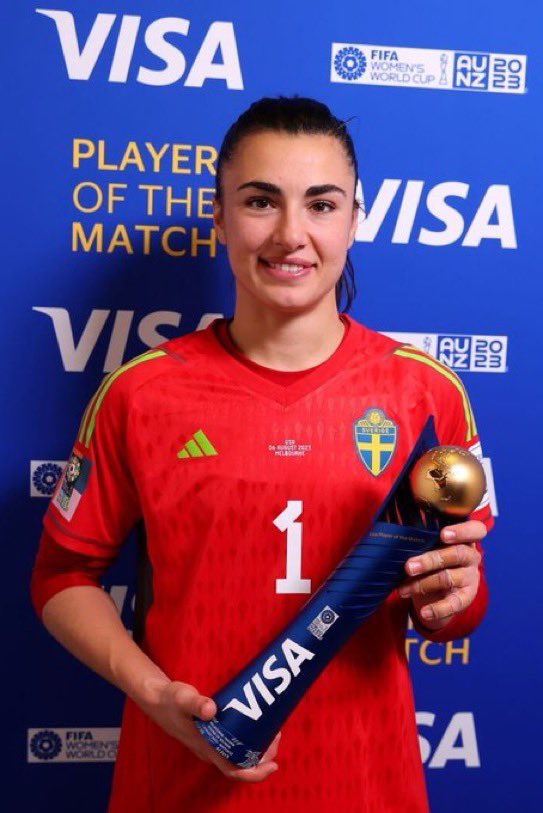Player of the match for Sweden’s victory the USWNT in the round of 16 🇸🇪

📸GETTY