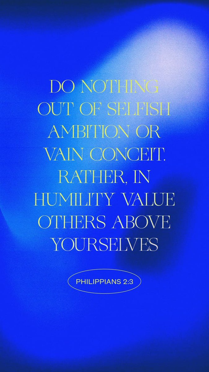 jackiestimpson1's tweet photo. Don’t be selfish; don’t try to impress others. Be humble, thinking of others as better than yourselves.
Philippians 2:3 NLT

https://t.co/nuIrUjnWto https://t.co/QUQUVBlfNL