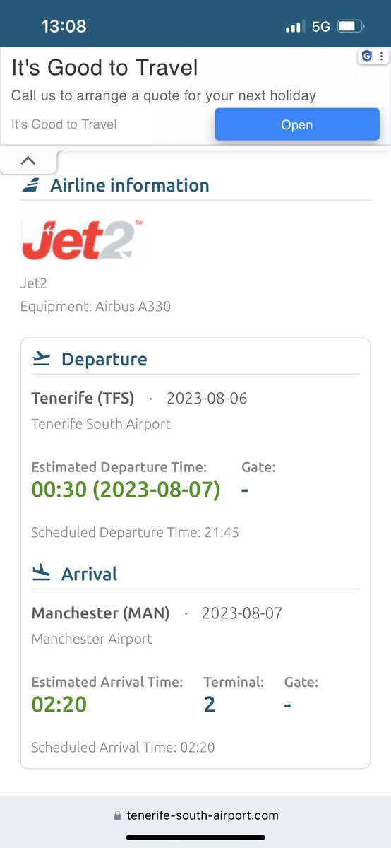 my flight tonight from Tenerife to Manchester is already showing as delayed <a href="/jet2tweets/">Jet2tweets</a> is this because of the cancelled flight to dalaman yesterday? We weren’t even scheduled to be on the world 2fly plane we were meant to be on the air tanker, what’s going on?