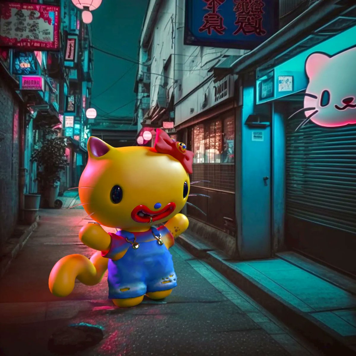 gm JOYs! Investigate dark alleys with JOY as your guide 😺🔦