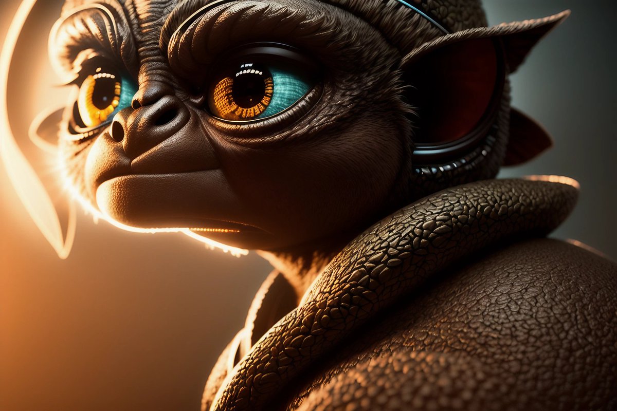 POPfusionGalaxy's tweet photo. Today, we will fuse two completely different fantastic universes, namely E.T the extraterrestrial and Gremlins! 

#artificialintelligence #ai #realistic #aesthetic #geek #popculture #famous #character #iconic #creative #ettheextraterrestrial #et #gremlins https://t.co/G7VKWGEYOi