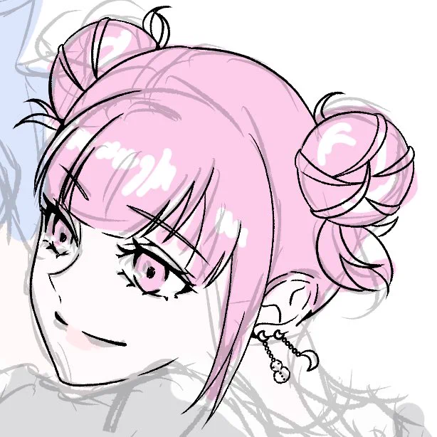 待って。たぶんかわいい。 #illustration #wip #イラスト