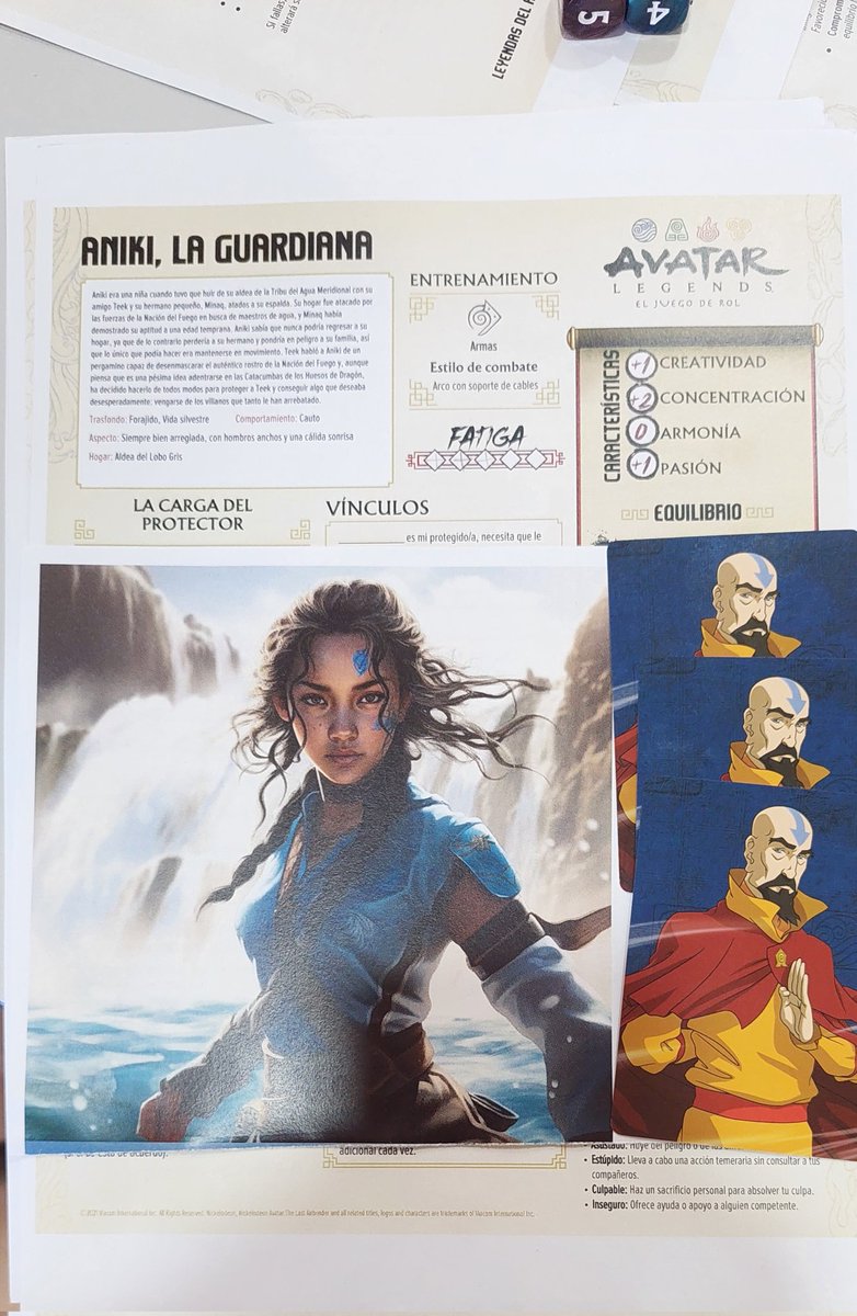 Partida mañanera de Domingo a #AvatarRPG en @Jornadas_TdN. <a href="/ARMS_Rol/">Asociación de Rol</a>