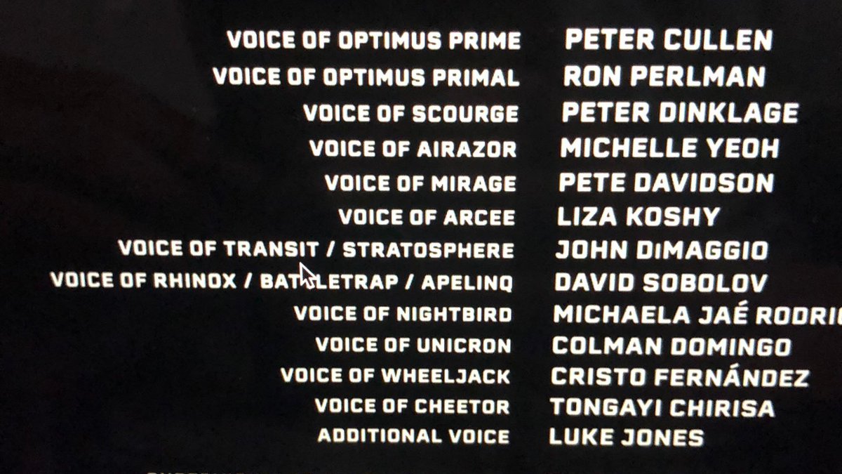 JohnDiMaggio is credited for voicing Transit in Rise Of The Beasts despite the scene being cut from the final film. (2023)