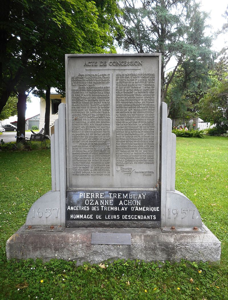 6 août 1647 
Arrivée à Québec du vaisseau « La Marguerite », qui emporte à son bord Pierre Tremblay, l'ancêtre de tous les Tremblay d'Amérique du Nord. Il épousera le 2 octobre 1657 Ozanne-Anne Achon qui lui donnera 12 enfants à la Côte-de-Beaupré.