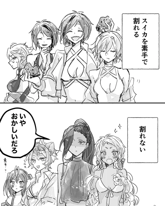 にょた2年生と🍉

※女体化 