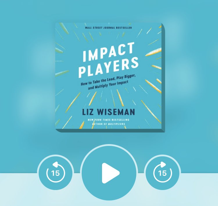 AnnaVoight's tweet image. Takeaways from “Impact Players” by @LizWiseman.

Free to listen to through your county library through the @LibbyApp.

Excellent read! Highly recommend.