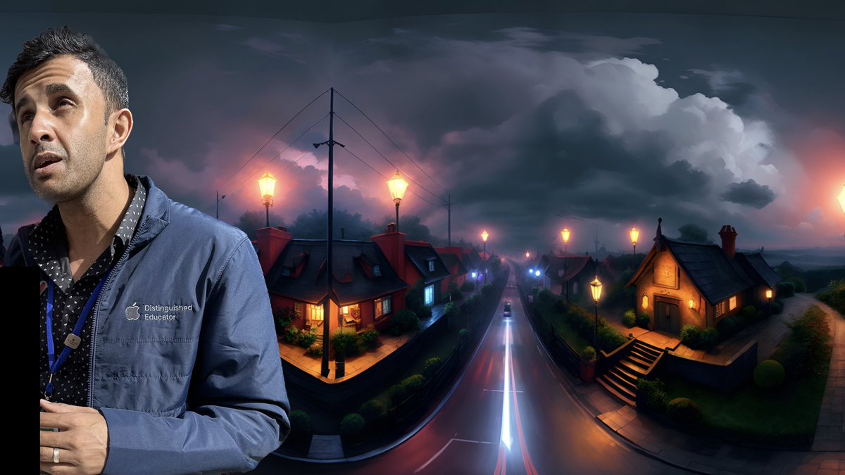 TheDigiTechDad's tweet image. Amazing what you can do with #AI. This is me reflecting on the “beautiful” weather we had in London last week at #ADE2023 institute. 
📷 @CyresDt 
#ADE2023 #AppleEDUchat #AppleTeacher  #Cold #ADEMerch