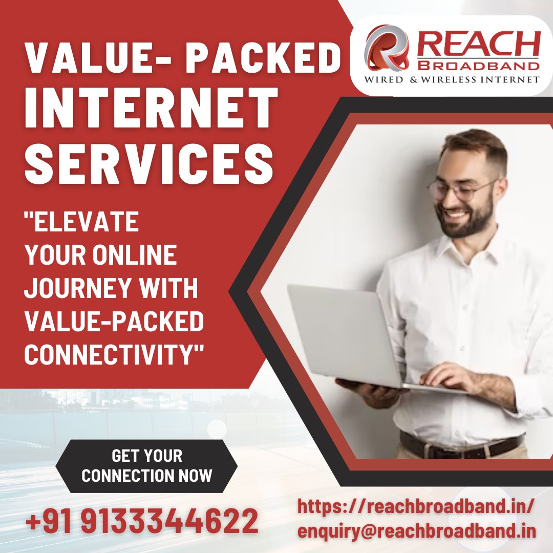 #ReachBroadband #ValuePackedInternet #ElevateYourJourney #SeamlessConnectivity #AffordableInternet #OnlineExperience #BestDeals #ReliableService #DigitalJourney #UpgradeNow #ExploreNow #ConnectWithUs #VisitOurWebsite #BroadbandConnections #FastInternet #AffordableSolutions