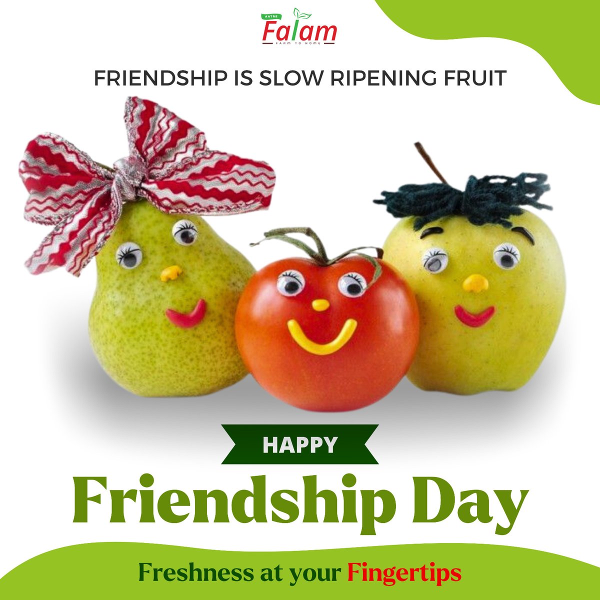 aatre_falam's tweet image. When the bond is as natural as our farm-fresh goodies, every day feels like Friendship Day. Enjoy the simplicity of genuine connections and the delight of freshness, right at your fingertips. 🍊🍓

#NaturallyFriends #FreshnessUnleashed  #FarmToHome #aatreafalam #FriendshipDay