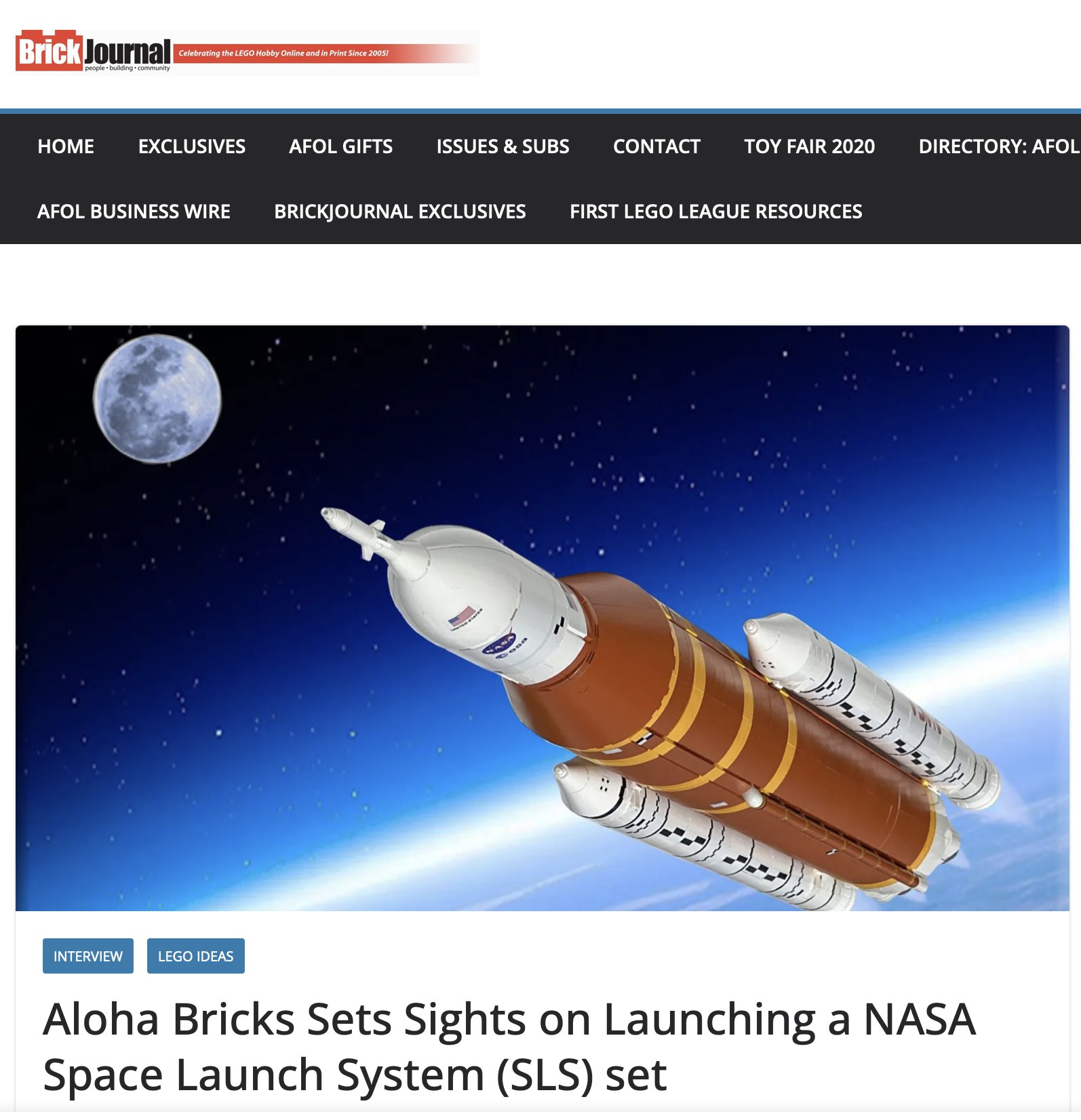 LEGO IDEAS - NASA's SLS Block 1 & 1B Rockets - Artemis Missions