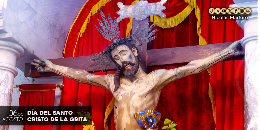 En la celebración de las fiestas en honor al Santo Cristo de la Grita nos abrazamos al Pueblo tachirense para recibir las bendiciones de nuestro Señor, en una tradición que cumple 413 años uniendo a miles de personas de todo el país, en torno a la fe cristiana.