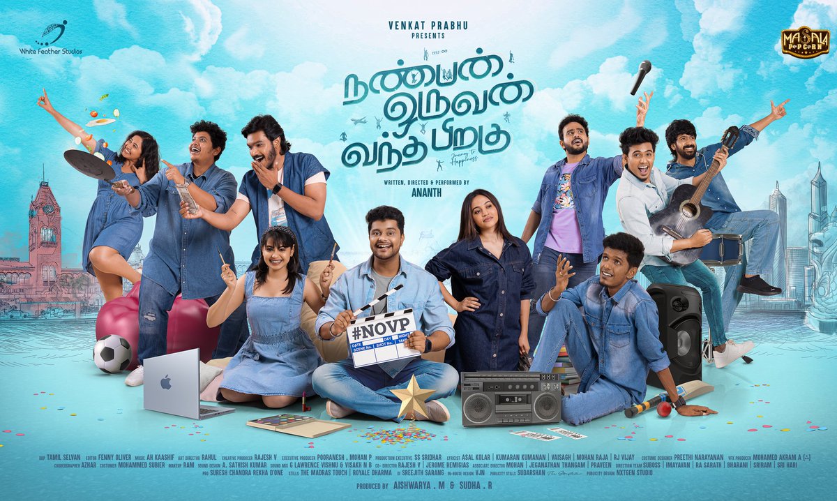 ActorSabharish's tweet photo. @SilambarasanTR_ #NanbanOruvanVanthaPiragu 🫂
Presented by @vp_offl 
Produced by @masala_popcorn @Aishwarya12dec @studios_white 
A life by @ActorAnanth 
@BhavaniSre @RJVijayOfficial @md_irfan10 @DoneChannel1 @imkaashif @itspooranesh https://t.co/68fOk1FWGa