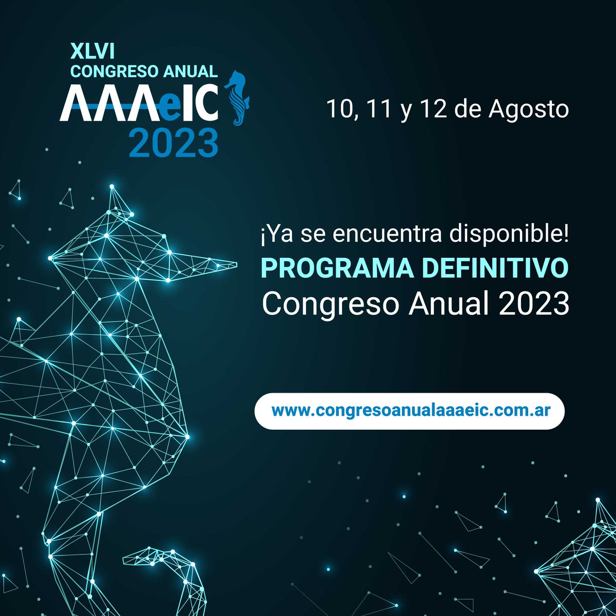 AAAEIC_'s tweet photo. 🚨⚠️ ¡AÚN ESTÁ A TIEMPO!

🔗¿Sabía que el Congreso Anual de la AAAeIC será transmitido para todo el mundo a través de su web https://t.co/dq712Ne7JK? ¡No se lo pierda!

📖 Solicite su beca. https://t.co/RDEfwmIBX0