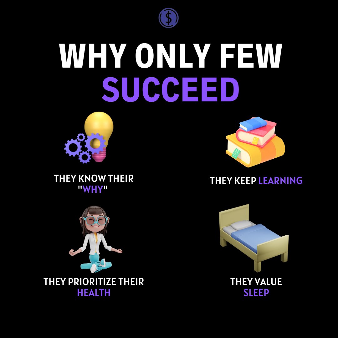 AM_Productss's tweet photo. Why Only Few Succeed !
#success #Tips #sundayvibes #SundayFunday https://t.co/aQBUqcRpmk