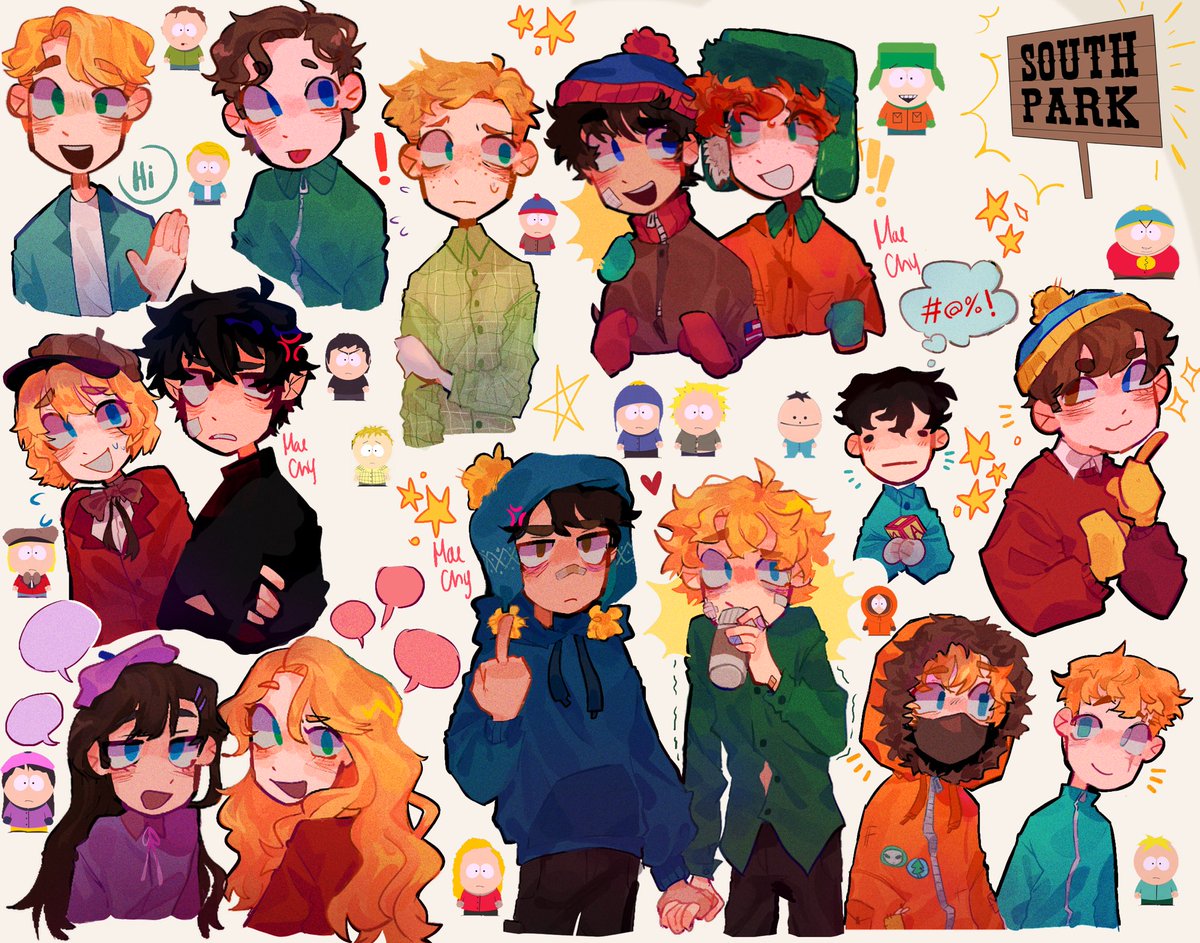 Masonist_'s tweet photo. southpark characters! 
#SouthPark #southparkfanart https://t.co/RYccFezwO2