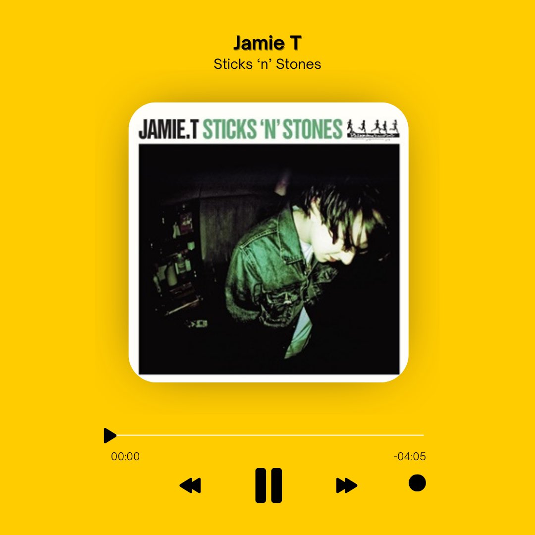 brewtuness's tweet photo. Tune of the Day
Jamie T - Sticks βnβ Stones
#jamiet #sticksnstones #jamietsticksnstones #songsoftheday444 #songoftheday #tuneoftheday https://t.co/AewTDcExOf