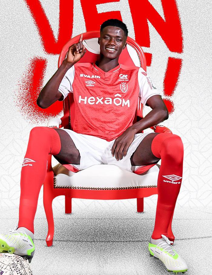 AdamaBojang27's tweet photo. I’m so excited and I want to thank @stadedereims for trusting me and giving me this opportunity to start my professional career.

I want to thank my management team at @spocs_consulting and a special thanks to @cherno_samba for never giving up on me!

The hard works starts now! https://t.co/SPfGCeWKD1