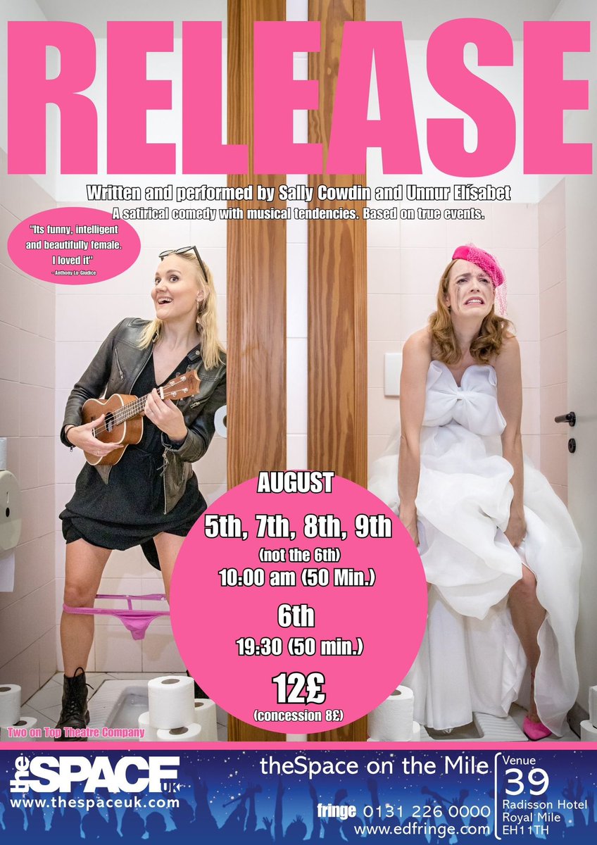 Directing two shows <a href="/edfringe/">Edinburgh Festival Fringe</a> 👏Even though both shows have great toilet humour they also tell important stories! Both have gotten great reviews in Iceland⭐️⭐️⭐️⭐️⭐️
#edfringe #TweetTheMedia #edinburghfringe #fyllierboots #Theatre #comedy <a href="/sally_cowdin/">Sally Cowdin</a>
