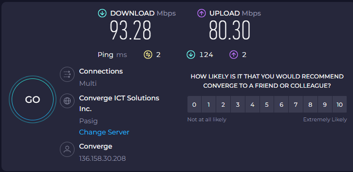 JCarlosP16's tweet photo. #YanAngInternetSpeedTestChallenge 
#FlexYourSpeed https://t.co/M5GfwE4SxU
