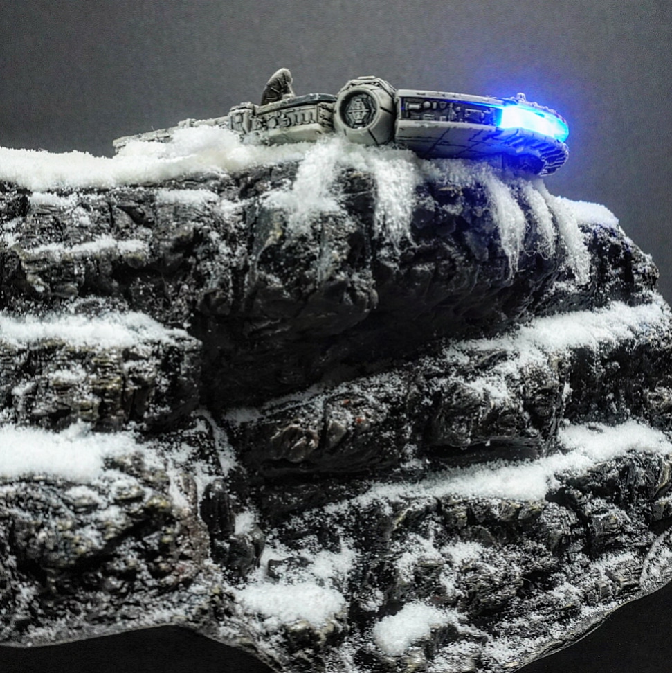 ctdioramas's tweet photo. I'm really happy with how this Starwars millennium Falcon piece turned out! https://t.co/SObPoB0O6X