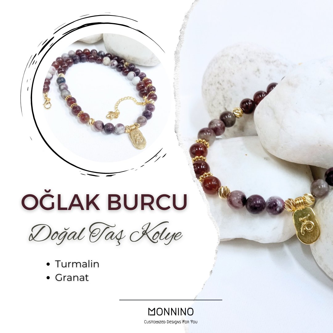 monninostore's tweet photo. ♑️ Oğlak Burcu Doğal Taş Tasarım Kolye

♡ #Oğlak burcunun doğal taşlarından olan #Turmalin ve #Granat doğal taşları ile tasarlanmıştır.

#Monnino #CustomizedDesignsForYou https://t.co/VcaCTcxDYl