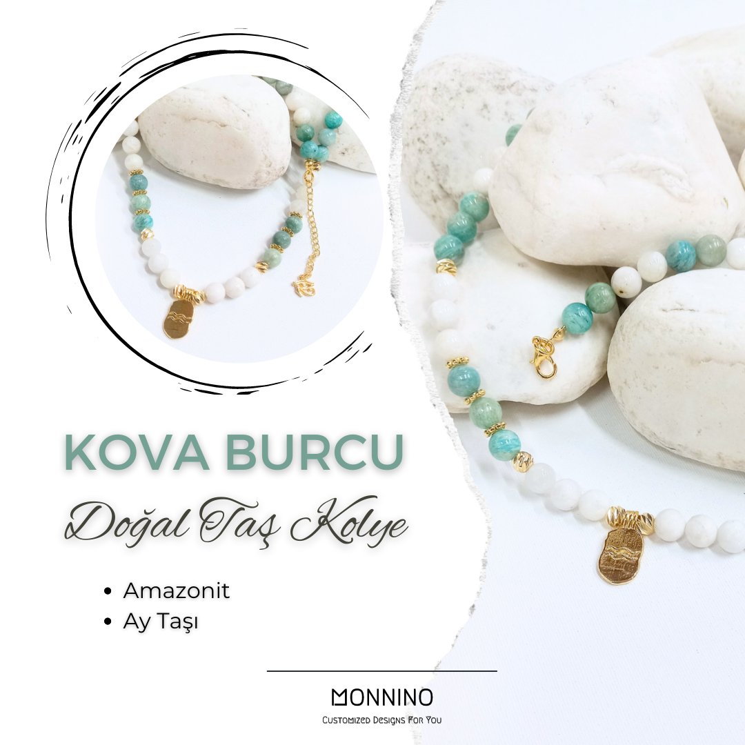 monninostore's tweet photo. ♒️ Kova Burcu Doğal Taş Tasarım Kolye

♡ #Kova burcunun doğal taşlarından olan #AyTaşı ve #Amazonit doğal taşları ile tasarlanmıştır.

#Monnino #CustomizedDesignsForYou https://t.co/q3OrVUE6AJ