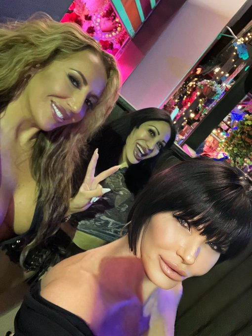 Do we look like trouble?  Yes or no? 😈 😈 😈 #GirlsNight  @1avadevine @RICHELLERYAN @ClubShayFox https://t<a href="/tag/girlsnight"class="tags">#GirlsNight</a>