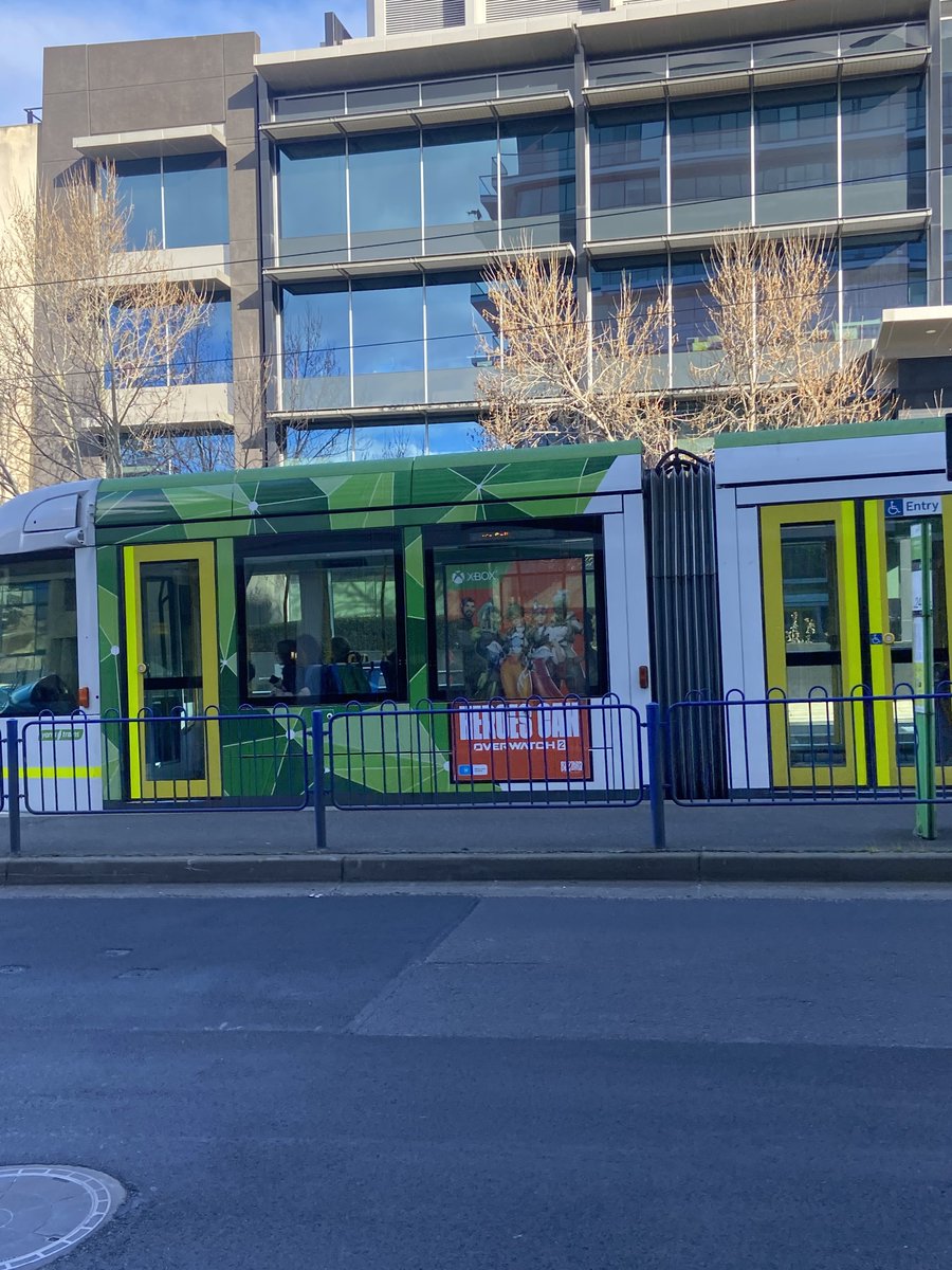 AusOWFacts's tweet photo. @SeanDGilchrist They are also on the trams in Melbourne! It's so great to so the game we love given the marketing efforts that it deserves! https://t.co/0gNSa2F0Pr