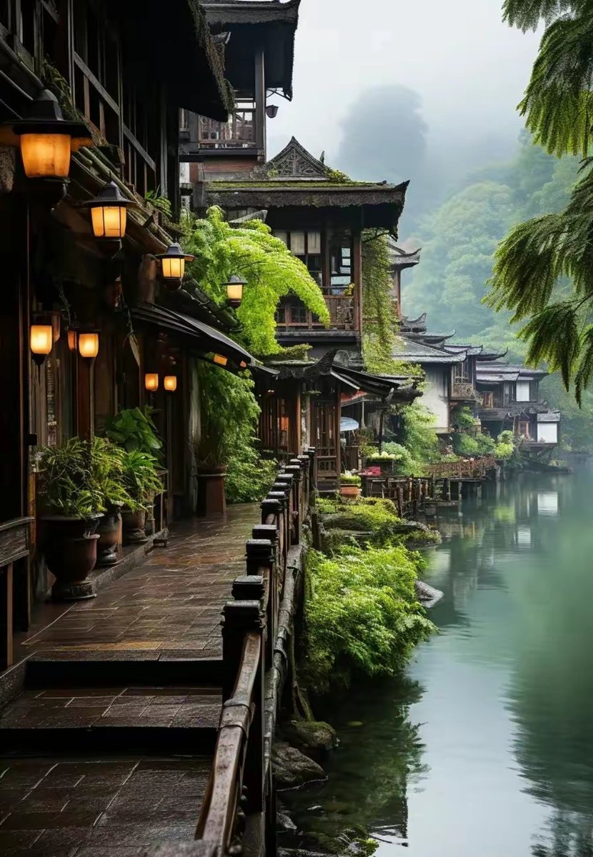 烟雨江南雾朦胧~