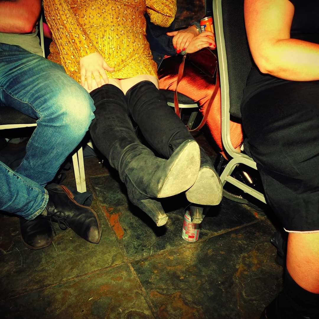 NevermoreHorror's tweet photo. Audience feet pics from last night's show by our in house photographer Jerry Brudos.

For your chance at getting your feet snapped come along to our All Stars edition on the 8th, 11th or 14th

#StaySpooky #EdFringe https://t.co/2Cj3p3i3Hc