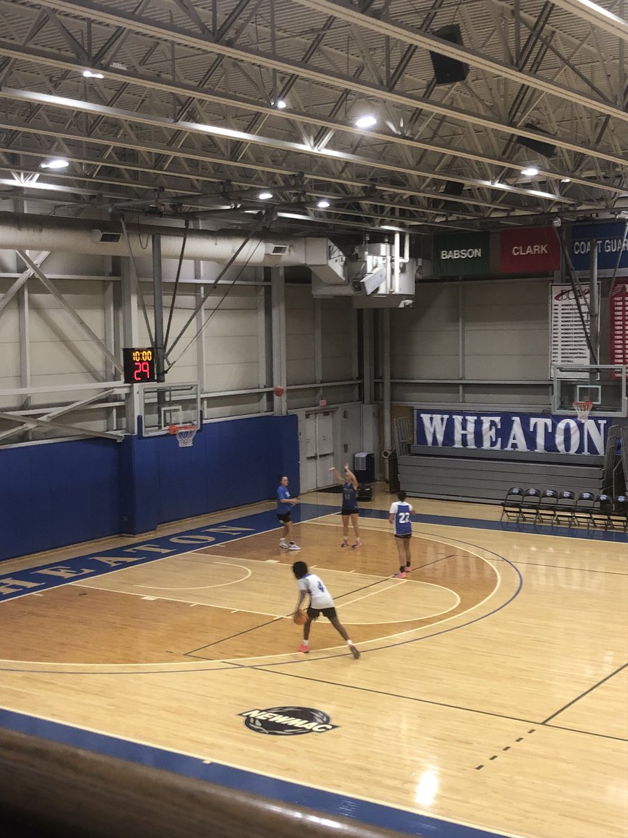 I want to thank <a href="/Coach_Bink/">Sara Binkhorst</a> and <a href="/Coach_AChernow/">Allison Chernow</a> for having me at the Wheaton Women’s Basketball Elite Camp!  It was so great to meet all of the players and learn what they do on a daily basis both in season and off. Thank you <a href="/WheatonWBB/">WheatonWBB</a> again for this amazing opportunity!