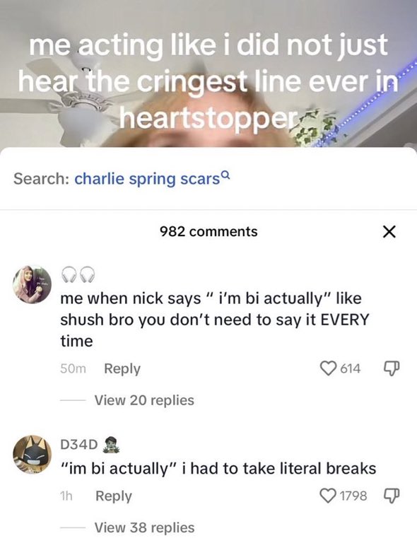 maybe if it weren’t for people being blatantly biphobic he wouldn’t have to constantly justify himself.