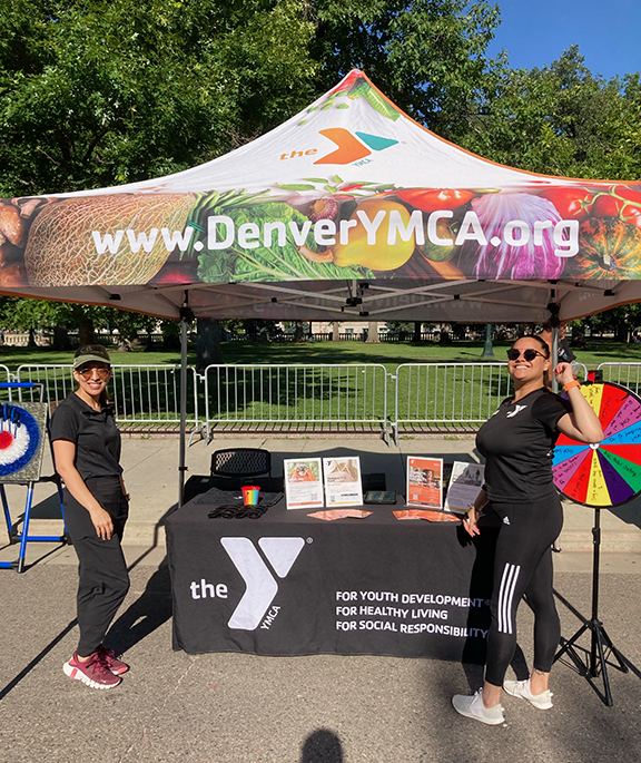 Come see us today at #VivaStreets in downtown Denver (Colfax &amp; Broadway)! Mini zumba sessions (10 AM - 1 PM), chair massage (12-1 PM), axe throwing and all around fun. See you there!